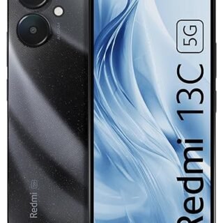 ريدمي 13C شبكة الجيل الخامس 5G (اسود ستارلايت، 256GB) - ذاكرة RAM 8GB، شريحتين اتصال، بطارية 5000mAh، شاشة FHD+ وكاميرا 50MP، شحن سريع، هاتف ذكي...