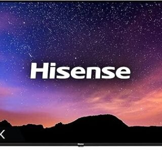 هايسينس تلفزيون ذكي 4 كيه الترا اتش دي 43 بوصة بتقنية دولبي فيجن HDR ودي تي اس فيرتشوال اكس ويوتيوب ونتفليكس فري فيو بلاي واليكسا مدمج، بلوتوث وواي...