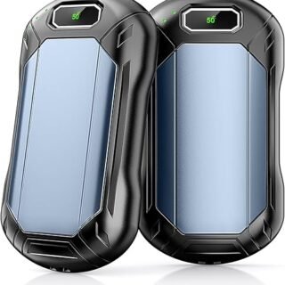 مدفئات يد 8000mAh قابلة لاعادة الشحن من ويتهاوس، مدفاة جيب كهربائية محمولة مزدوجة الجوانب، تدفئة يدوية قابلة لاعادة الاستخدام للاماكن الخارجية...