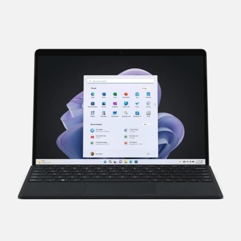 لابتوب مايكروسوفت سيرفس برو 9 بشاشة بكسل سينس 2880×1920‏ (267PPI‏)، معالج انتل كور i7-1255U وبطاقة رسومات انتل مدمجة وذاكرة RAM 16GB وSSD 256GB...
