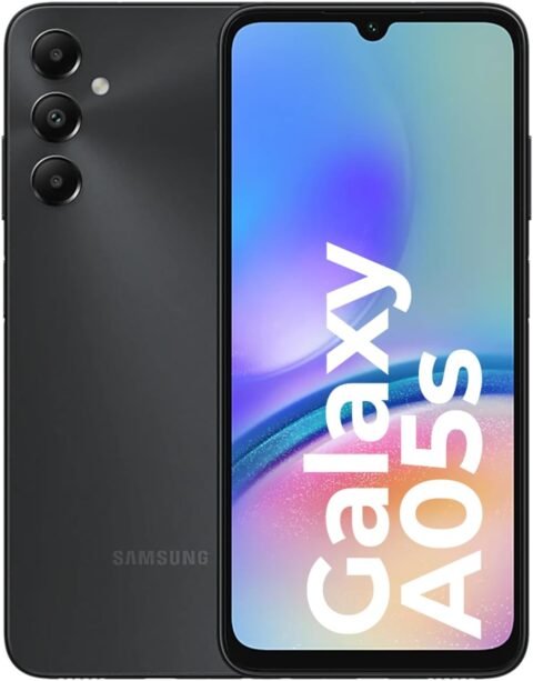 سامسونج هاتف ذكي جالكسي A05s LTE، هاتف ذكي يعمل بنظام اندرويد، ثنائي شرائح الاتصال، ذاكرة رام 4 جيجا، تخزين 64 جيجا، اسود (اصدار الامارات العربية...