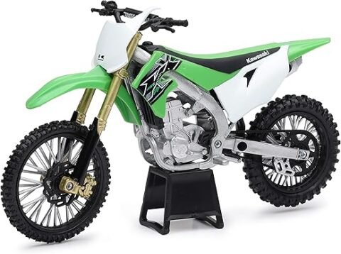 نيو-راي دراجة نارية مصبوبة من كاواساكي KX 450F بلون اخضر 1/12