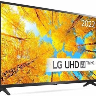 LG تلفزيون الترا اتش دي 4 كيه 43 بوصة سلسلة UQ75006، تصميم شاشة سينما 4 كيه اكتيف HDR ويب او اس سمارت بتقنية الذكاء الاصطناعي ثينك كيو (مجدد)