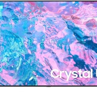 سامسونج تلفزيون ذكي، كريستال UHD 4 كيه، CU7000، 55 بوصة، اسود، معالج كريستال 4K، بيور كولور، موزع ذكي، UA55CU7000 - 2023 - اصدار عالمي