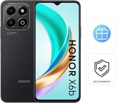 اونر X6b 12GB (6+6) RAM + 256GB ROM ثنائي شرائح الاتصال اسود ميدنايت - اصدار الشرق الاوسط