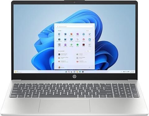 لابتوب اتش بي 15-fc0011ne بشاشة FHD مقاس 15.3 انش ومعالج AMD رايزن 7 الجيل السابع وذاكرة RAM 16GB وSSD 512GB وبطاقة رسومات AMD راديون™، ويندوز 11...