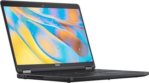 ديل لابتوب لاتيتيود E5450 14 انش، انتل كور i5-5300U 2.3Ghz، ذاكرة RAM 8GB، وسيط تخزين ذو حالة ثابتة 256GB، ويندوز 10 برو 64 بت (مجدد)