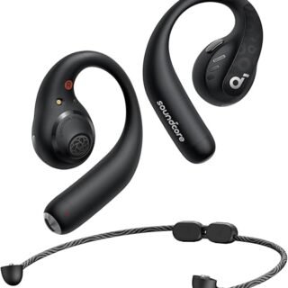 soundcore by Anker AeroFit Pro Open-Ear- سماعات لاسلكية ملائمة للأذن، مريحة للجميع، تصميم أنيق، صوت عالي الجودة LDAC، بلوتوث 5.3، مقاومة للماء...