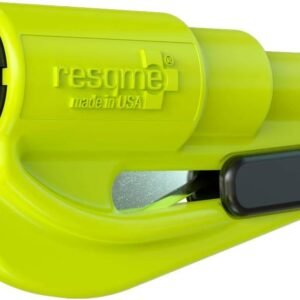 Resqme GBO-RQM-YELLOWFLUO Porte-Clés Sécurité, Jaune, Lot de 1