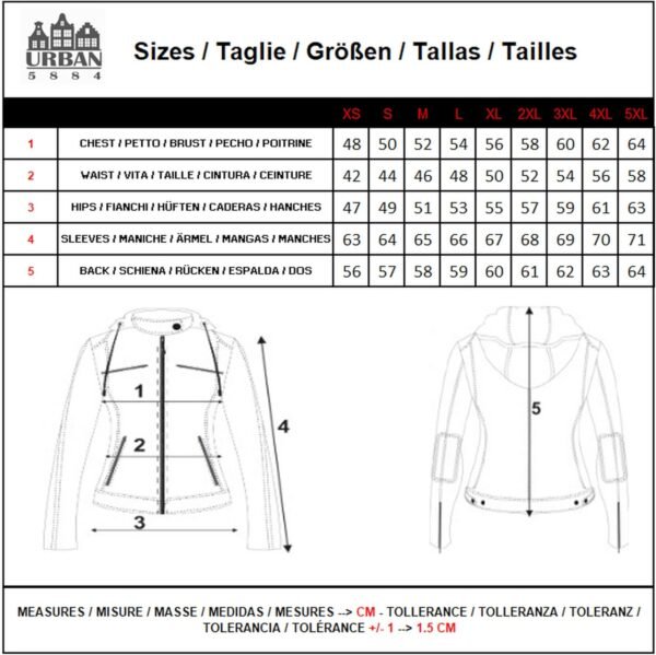 Urban Leather 58 Vestes pour femme – Image 7