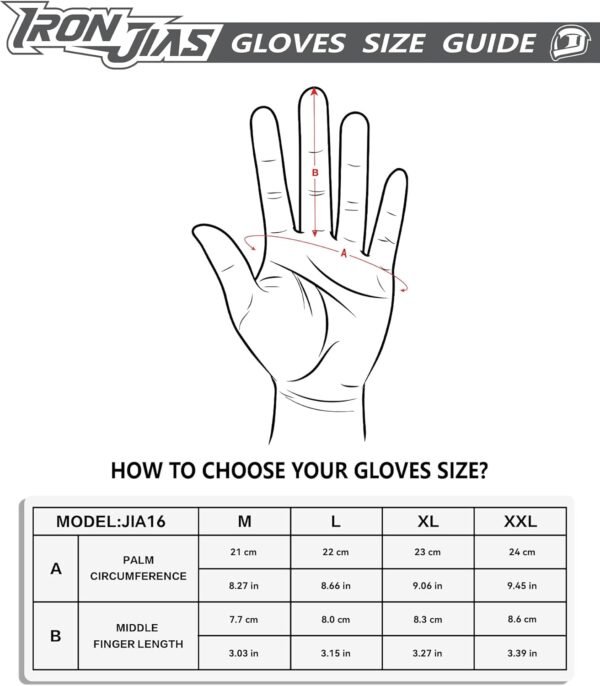 BORLENI Gants de Moto pour Les Gants d'écran Tactile Dur pour Les Femmes des Hommes, Respirant, pour Les Courses Hors Route, Les Gants de Moto, Les protège-Doigts, Les Gants de Conduite – Image 4