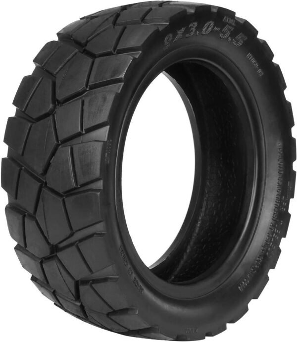 VOLOHAS 9x3,0-5,5 Kukirin G2 Pro Pneus Tubeless, 9 Pouces Pneus Tout-Terrain pour Trottinette électrique Kukirin G2 Pro, Roues de Secours Avant/Arrière Résistants à l'Usure (1 Pièce) – Image 3