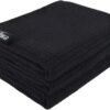 KinHwa Torchons de Cuisine Noir Microfibre, 40x70cm 3 pcs, Serviette Cuisine Super Absorbant, Esuie Vaisselle Lavette Douce Serviettes de Cuisine Lavable