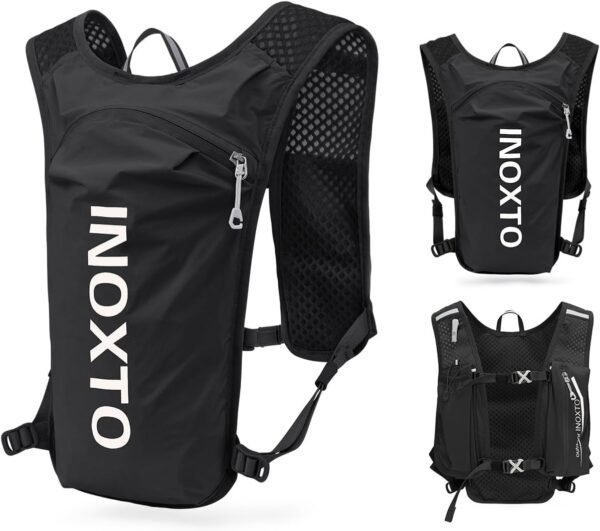 INOXTO Sac d'hydratation léger 5L,adapté à la randonnée en Plein air,Marathon, compétition Cycliste, Gilet d'hydratation d'alpinisme,Hommes et Femmes