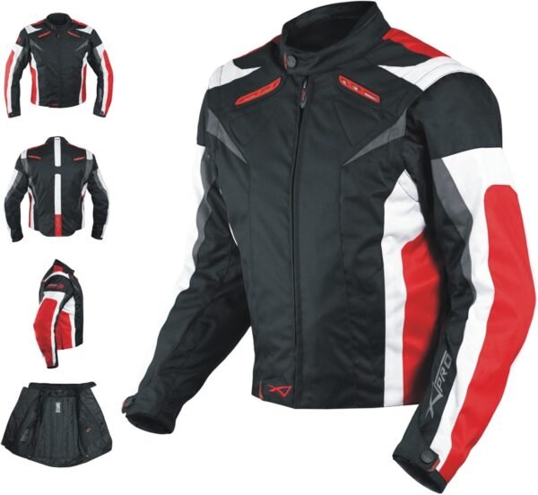 A-pro Moto CE Protections Textile Veste Blouson Manchon Démontable Gilet Termique