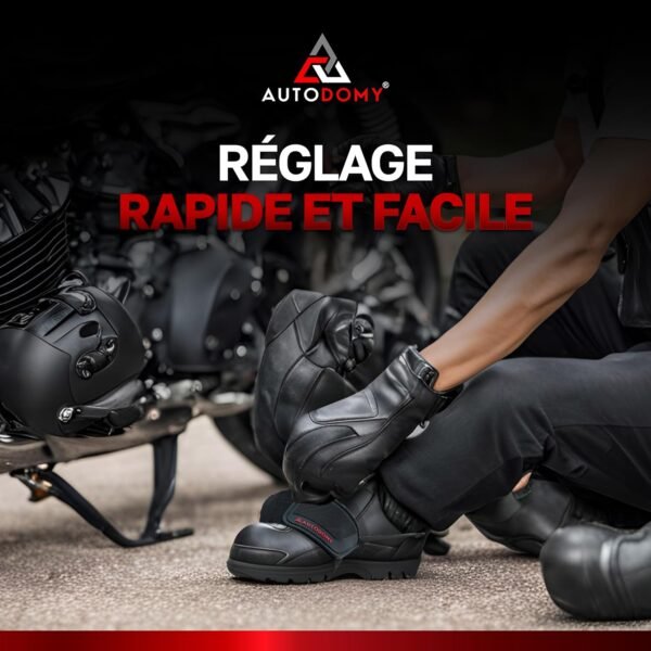 Autodomy Protege Chaussure Moto Quad ATV Scooter V1 | Protege Selecteur de Vitesse Moto Antidérapant | Protection Selecteur Moto Résistant à la Pluie et au Soleil | Pour Tout Type de Chaussures – Image 5