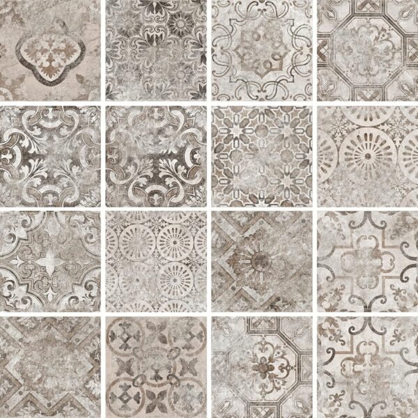 AREDE 32 x Feuilles Mural Stickers Carrelage 2D Imperméables Carreau de Ciment Adhesif, Autocollants Carreaux Dosseret pour Cuisine, Salle de Bain la Décoration à la Maison / 15 x 15 cm / T1015 – Image 5