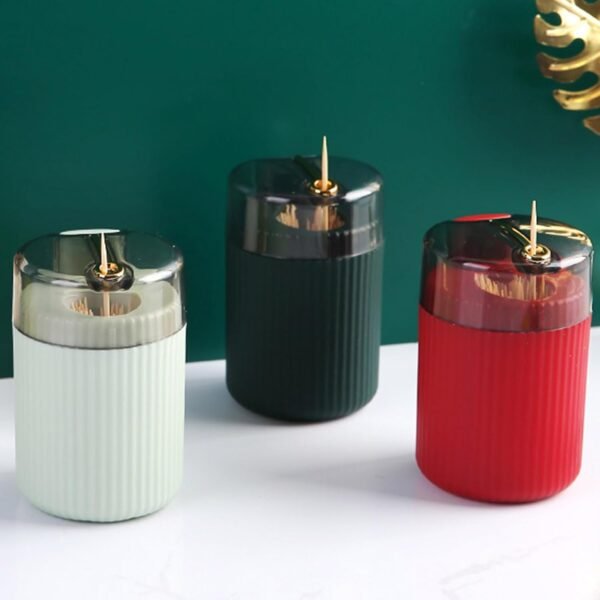 Lot de 3 Distributeurs Automatiques de Cure-Dents Pop-Up,Distributeur Cure Dent Rigolo Distributeur de Cure Dents,Distributeur Automatique de Cure-Dents,pour Maison,Cuisine,Hôtels (Multicolore) – Image 5
