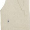 Linen & Cotton Tablier de Cuisine Femme Homme Chef Professionnel Ella -100% Lin, Beige Naturel (70 x 84 cm) Tablier à Bavette Unisexe pour Maison Travail Boulangerie Patisserie Restaurant Bistro Cafe