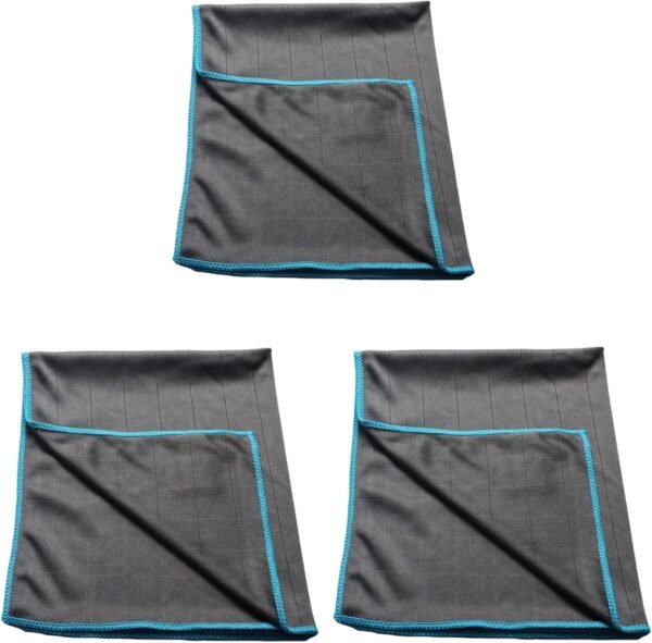 Maison culte maisonculte TopClean- Chiffon en Fibre de Carbone - 2/3/4 Serviette Nettoyage sans Trace 40 * 50cm pour Verre, Vitre, Lunettes, Vaisselle, Cuisine, Ménage – Image 2