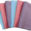 HRainbow Lot de 6 Chiffon de Nettoyage en Microfibre Multifunction pour la Salle de Bain Maison Cuisine Bureau Voiture Moto,Multicolore,40 x 30 cm