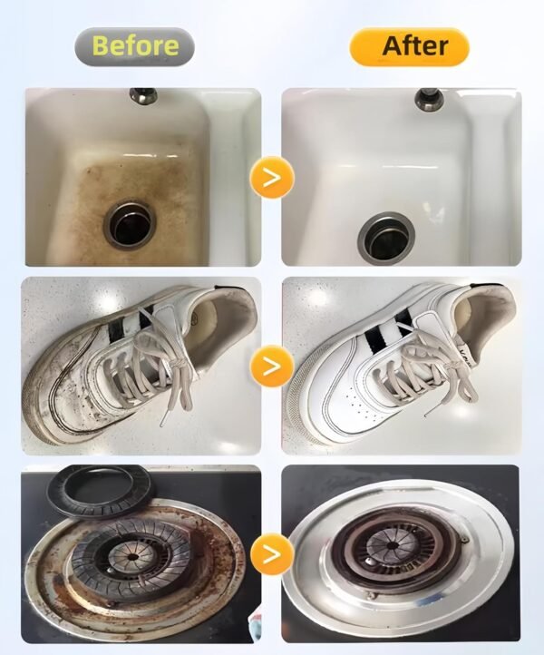 MIEGUIWOR 20 Eponge Magique avec Nettoyage 2X Plus Forte,éponge Magique Ajouter de l'eau pour Nettoyer Les Taches,Gomme Magique pour Surfaces de la Maison,Cuisines,Salles de Bains,Murs et Chaussures – Image 3